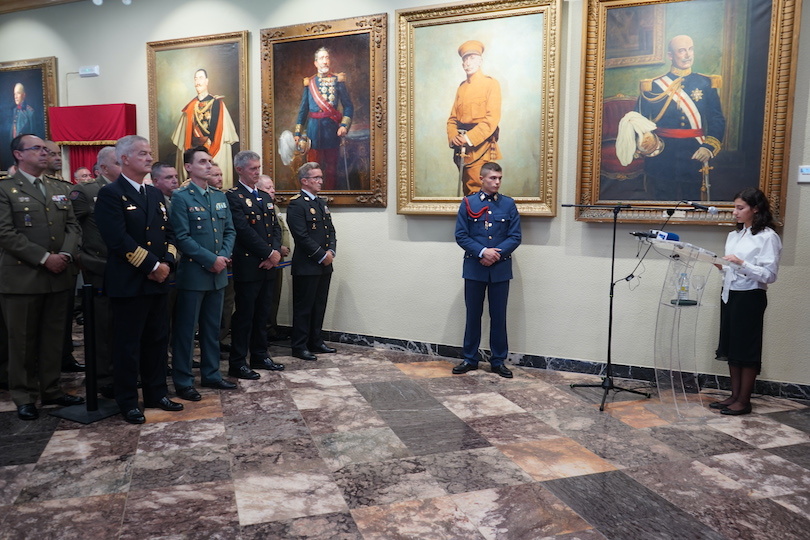 Un momento del acto por el Aniversario de la creación de las Delegaciones de Defensa.