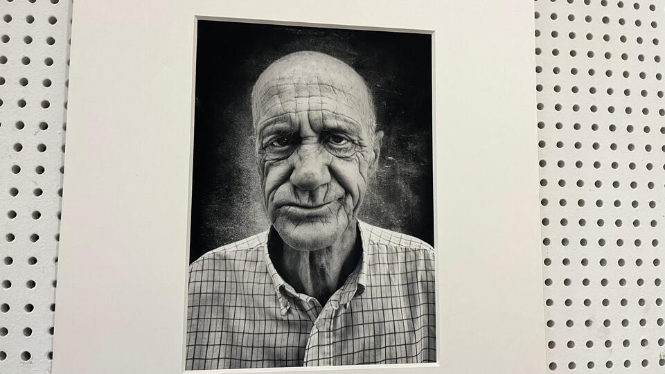 Algunas de las fotografías de la exposición 'Las otras caras'.