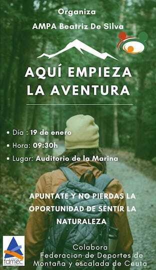 Cartel anunciador de la actividad