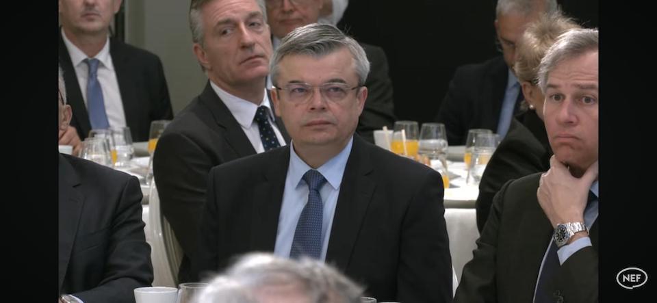 El embajador de Ucrania en España, Serhii Pohoreltsev, en el Foro Económico Europeo