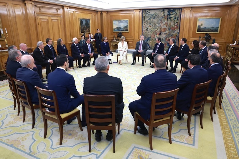 El Rey Felipe VI recibe a la Confederación de Empresarios de Ceuta (Cece)3