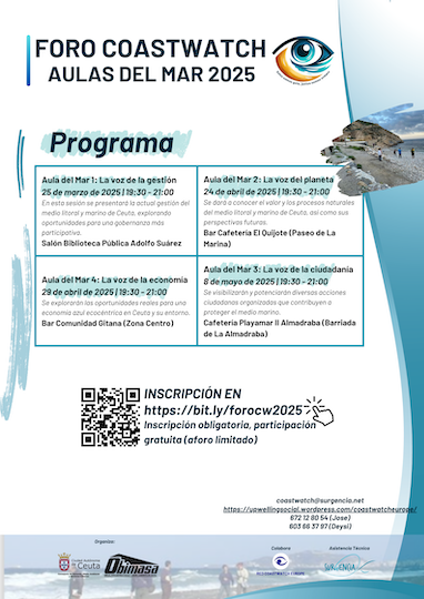 Programa de las Aulas del Mar dentro del proyecto Coastwatch
