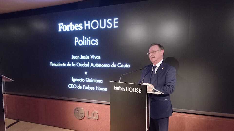 El presidente de la Ciudad, Juan Vivas, en el evento Forbes House en Madrid1