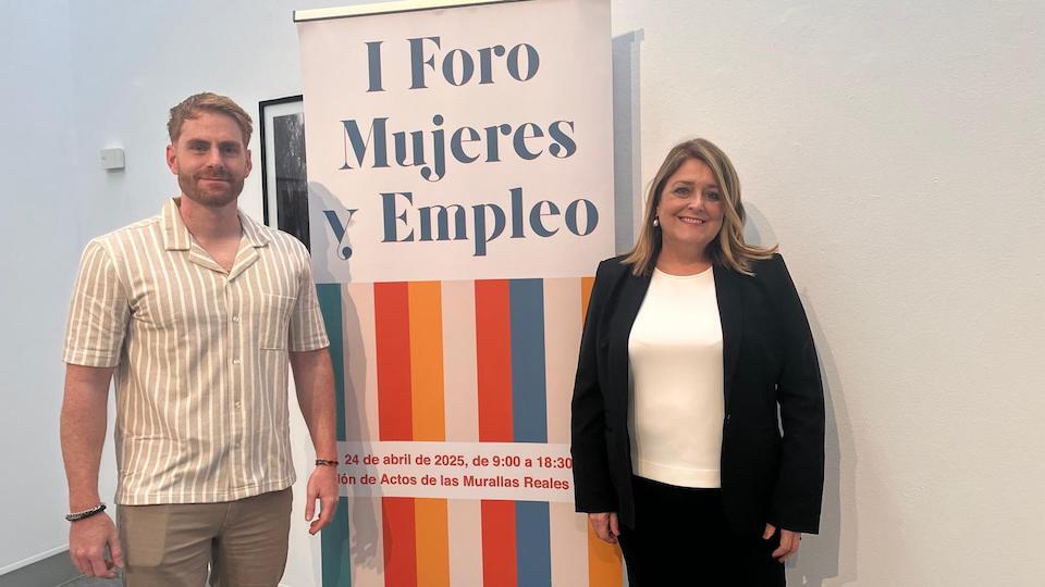 Miguel Ángel Frías y Ángeles Isac en el I Foro Mujeres y Empleo5