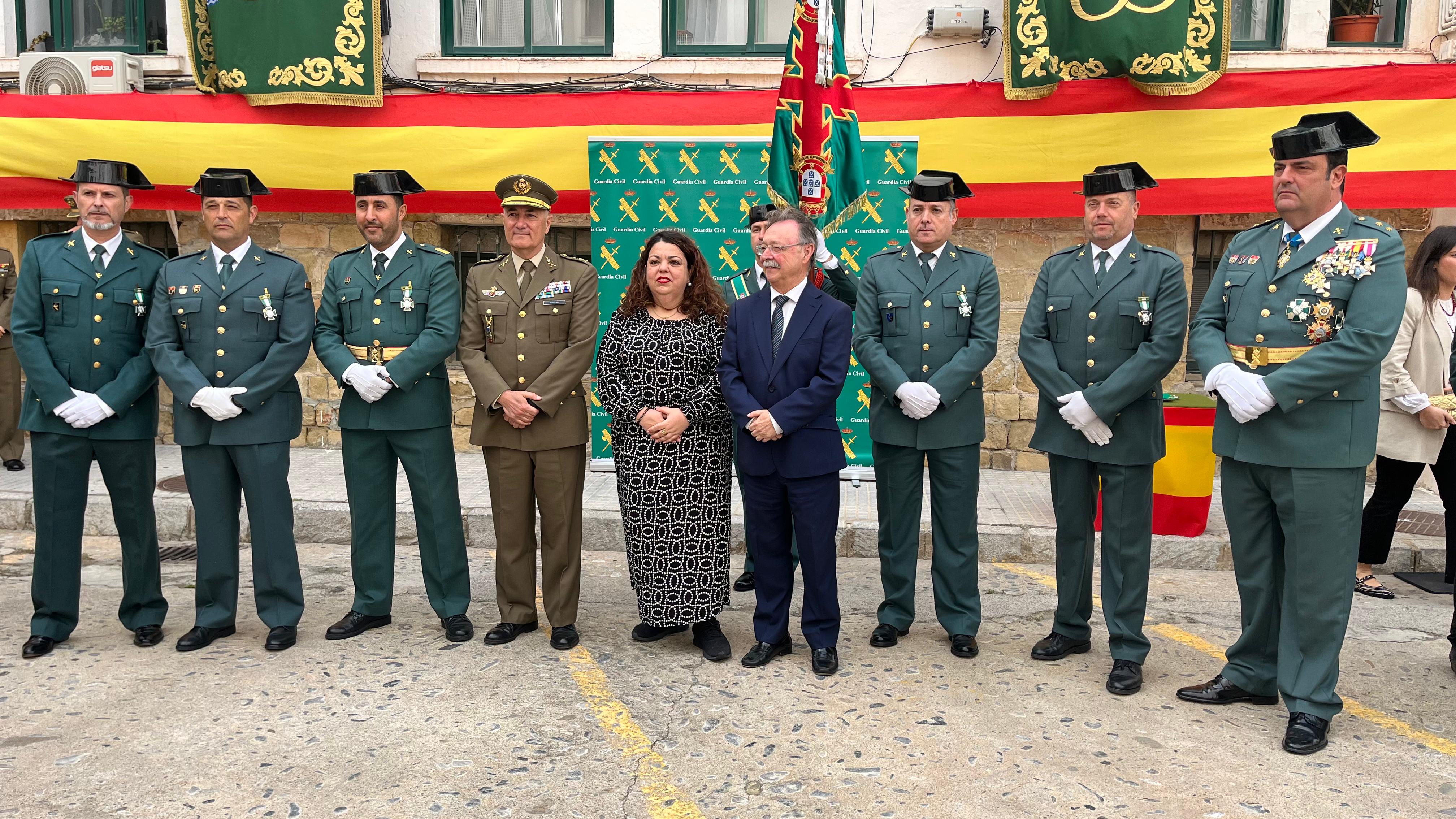Acto de celebración del 181 aniversario de la Guardia Civil.