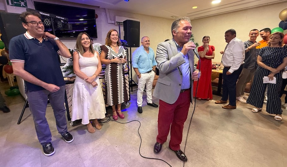 Un momento de la celebración del Colegio de Médicos por su patrona.