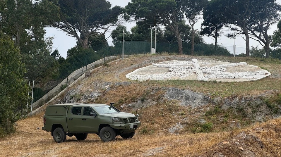 Iturri Landtrek, el todoterreno militar que pone a prueba la Legión, a su llegada a García Aldave / Comgeceu