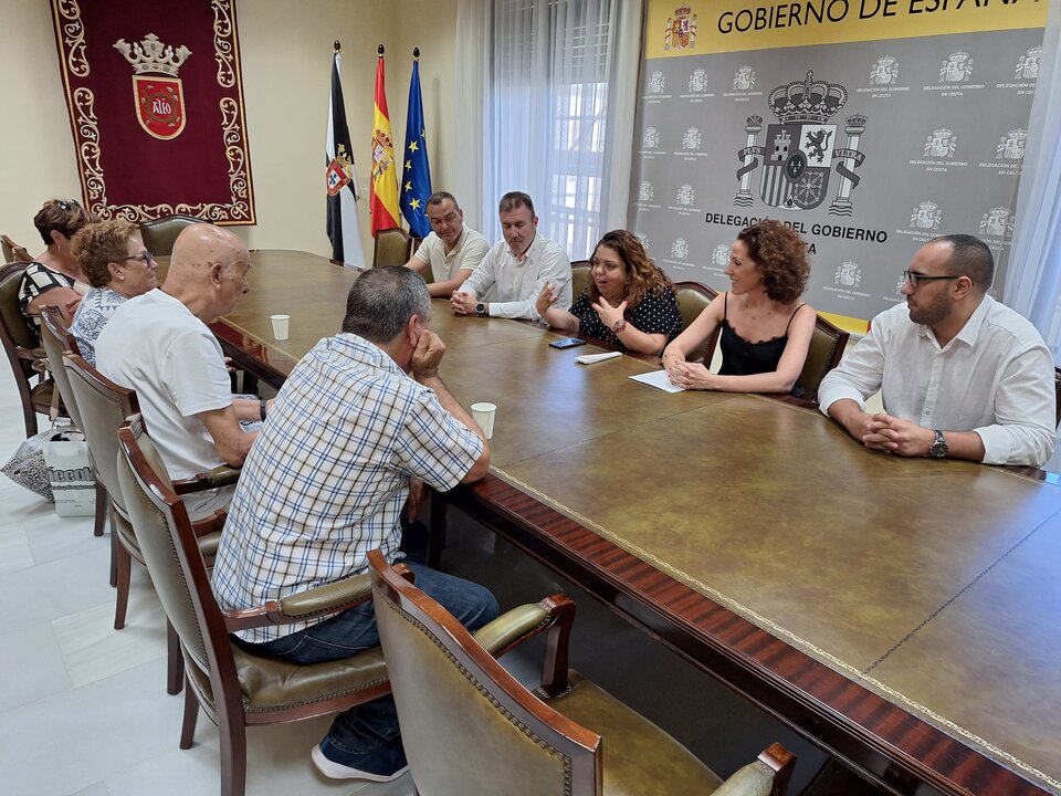 Reunión ente Delegación y la Cofradía de la Virgen del Carmen / Delegación