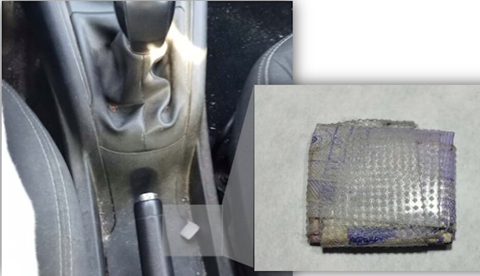 Lugar donde dejó el billete de 20 Dirhams el agente 'Calambre'.