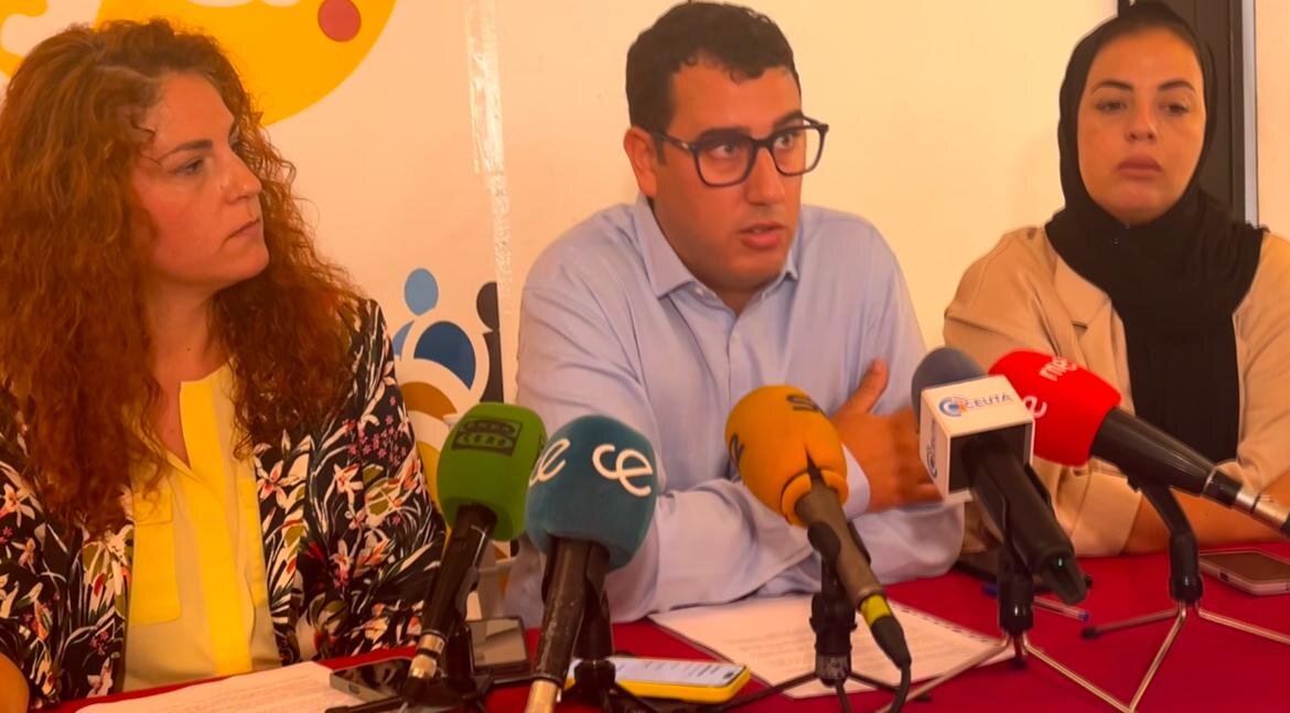El secretario de Organización y Relación con los Medios de Ceuta Ya!, Muad Ayadi / M.R.