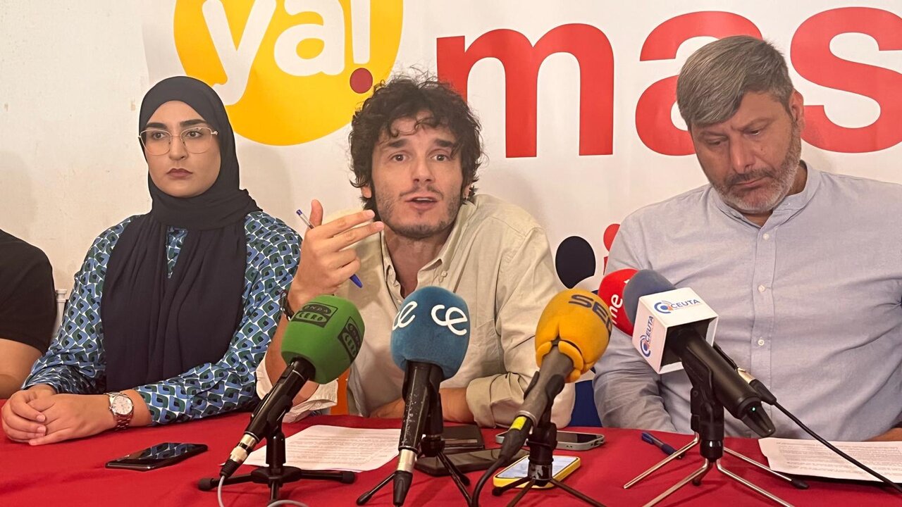 El secretario de Estrategia y Discurso de Ceuta Ya!, Julio Basurco / M.R.