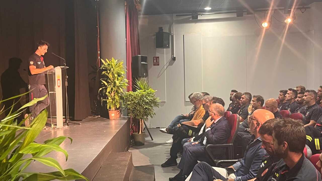 Iván García, coordinador de las III Jornadas de Rescate Vertical organizadas por los bomberos del SEIS / M.R.