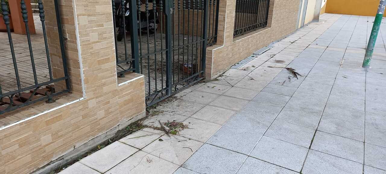 La zona de la plazoleta y la entrada a la urbanización Loma del Pez (4)