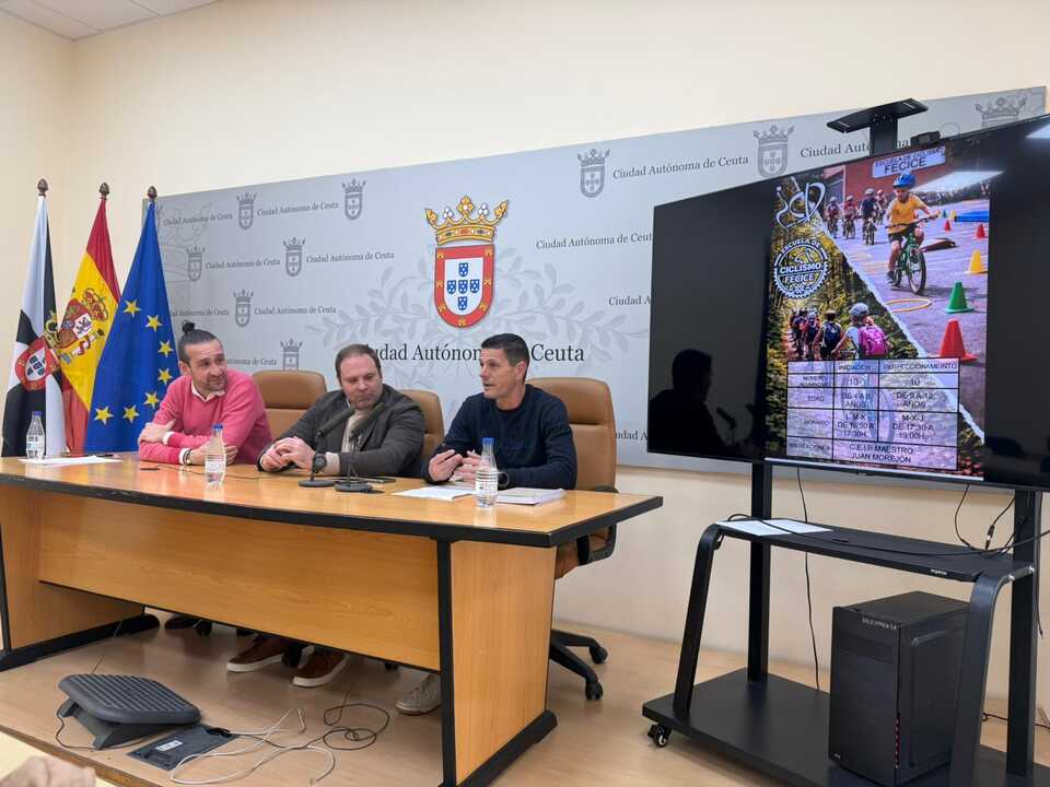 Presentación de la escuela de ciclismo.