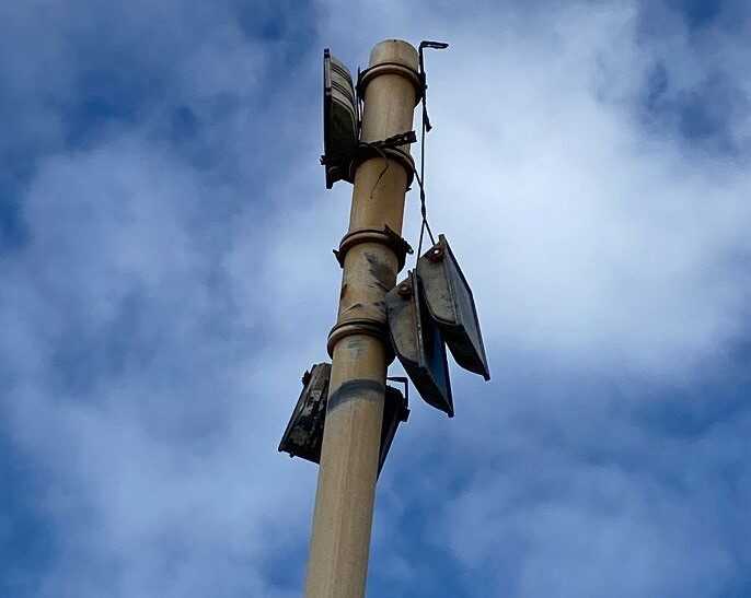 Farola en Santa Catalina / PSOE