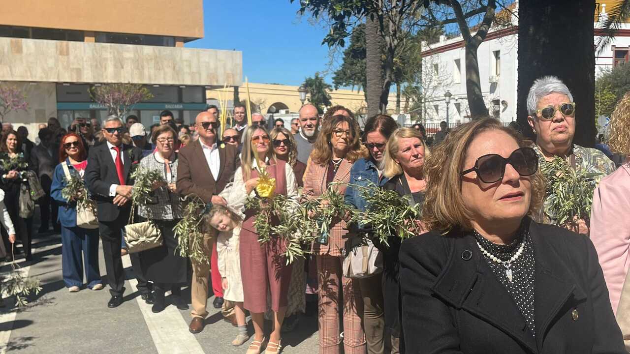 Bendición de las palmas en el Domingo de Ramos.11