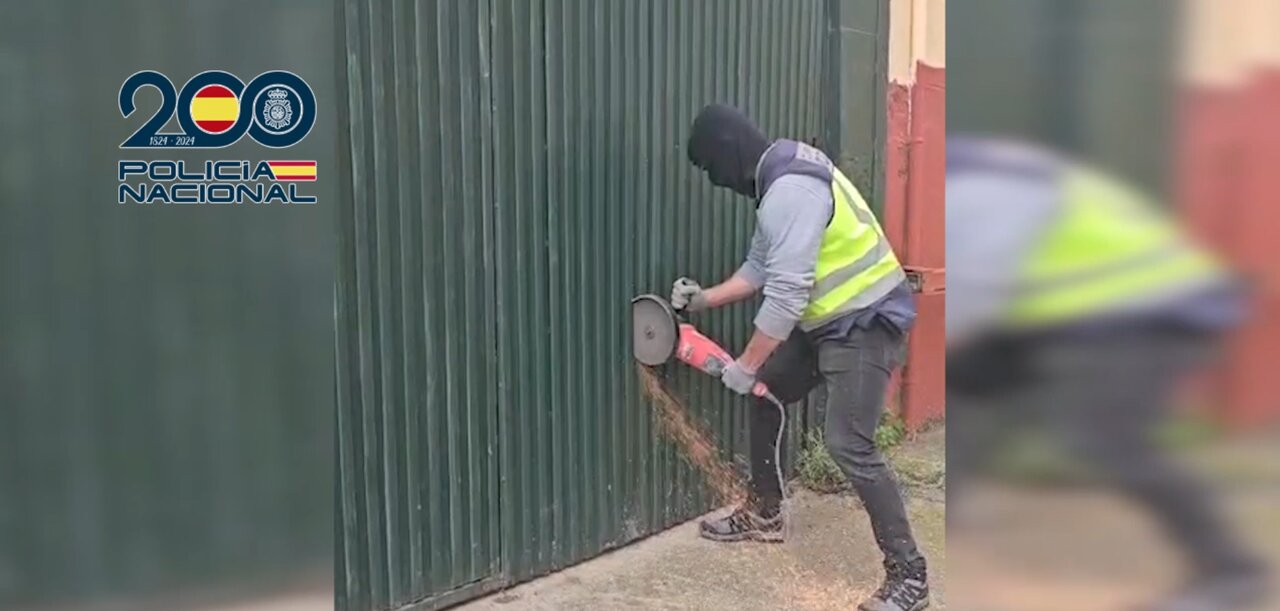 Imágenes facilitadas por la Policía Nacional del segundo narcotúnel encontrado en el polígono del Tarajal (11)