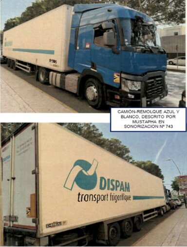 Camion utilizado para introducir droga desde Nador.