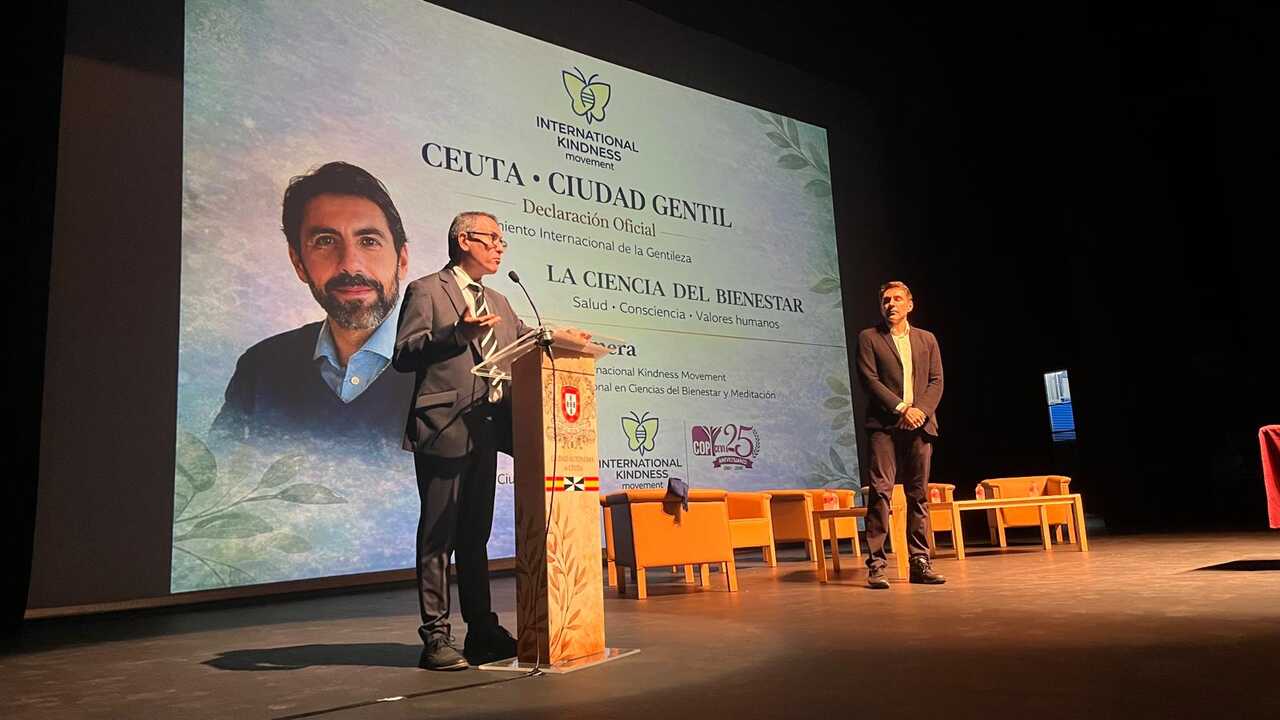 Daniel Lumera en la declaración oficial de Ceuta como 'Ciudad Gentil'
