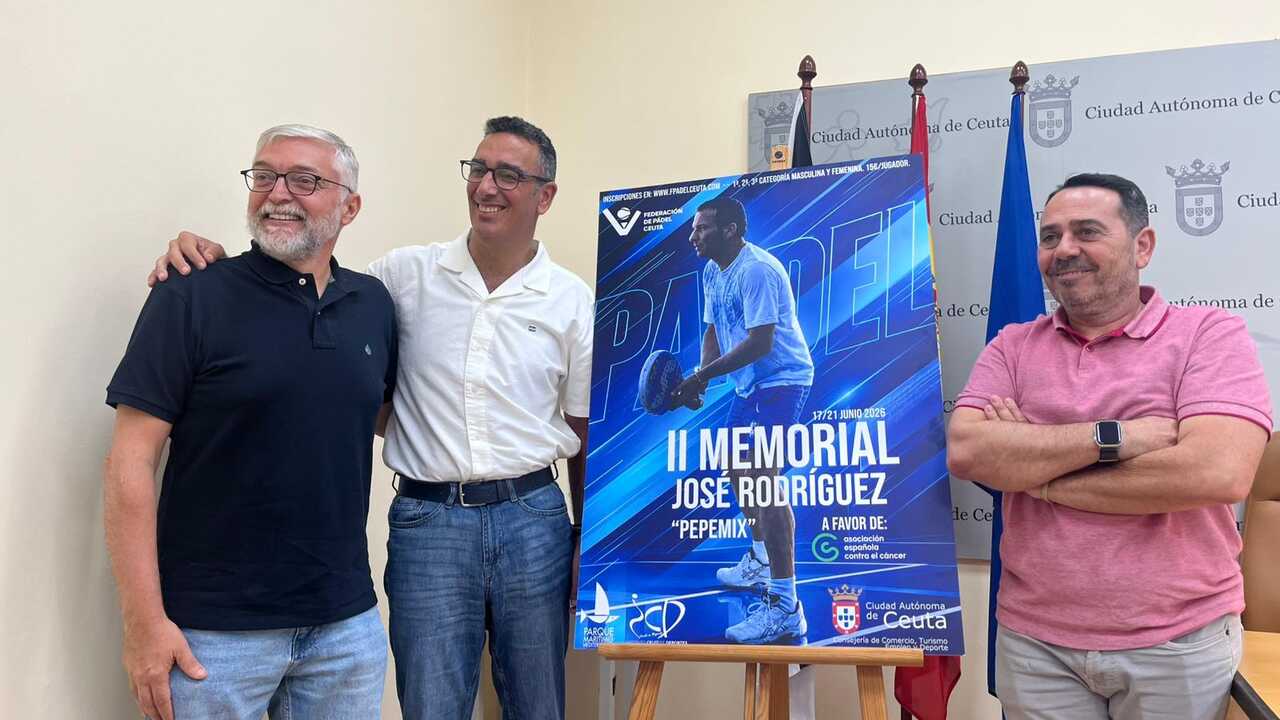 Por la izquierda, Agustín Atencia, Fernando Rodríguez y Rafael Montero Jr.
